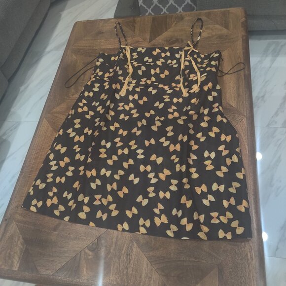 Rachel Antonoff pasta print dress size 18 New